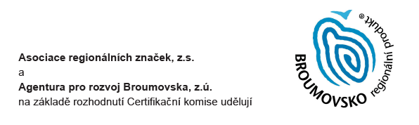 logo regionální produkt Broumovsko